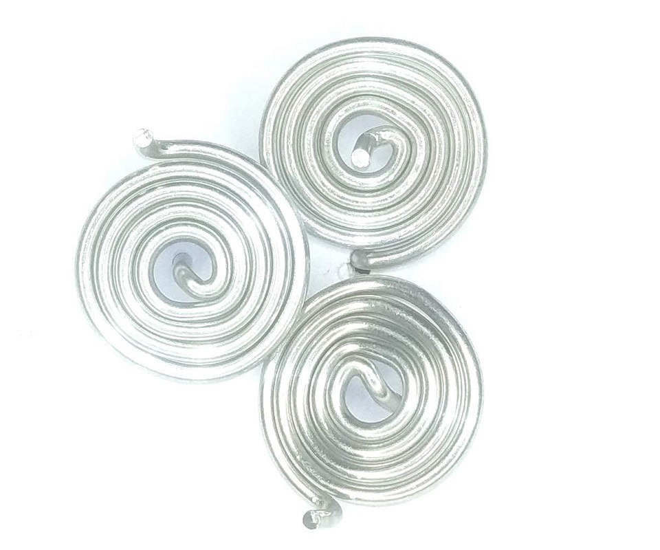 Aluminium Wavy Round Anti Clockwise Spring
